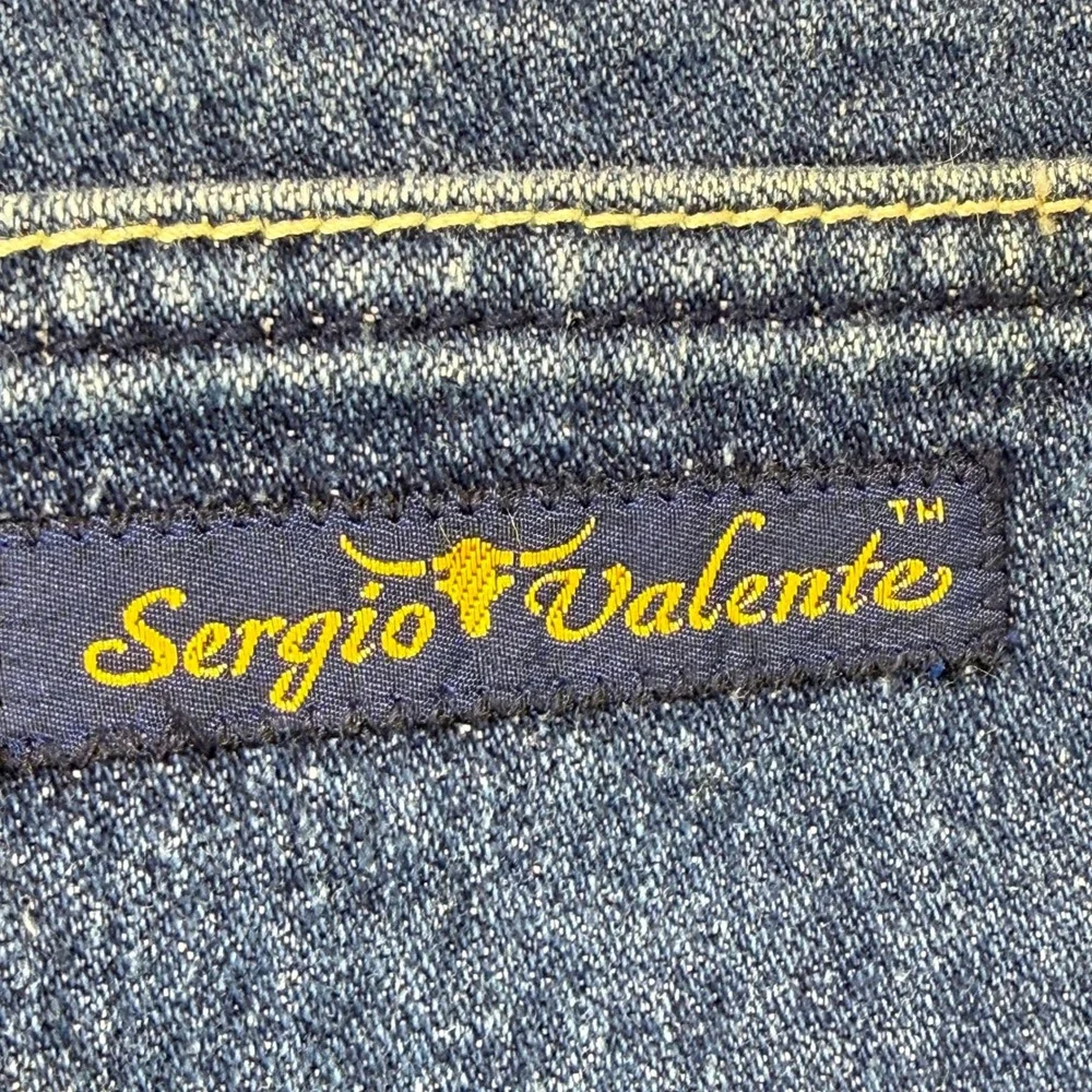 Sergio Valente Jeans Mens 38x36 Blue Indigo Bootcut Western Cowboy Vintage 90s